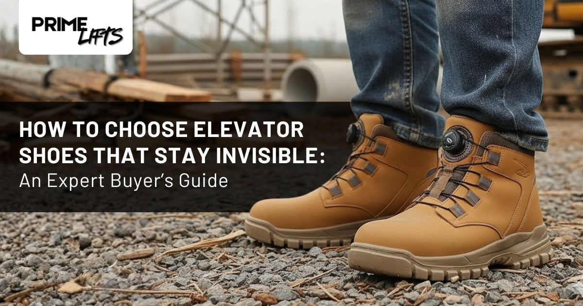 How to Choose Elevator Shoes That Stay Invisible: An Expert Buyer’s Guide - Prime Lifts