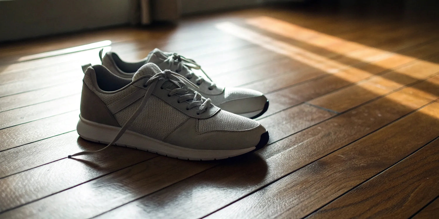 Height increasing sneakers for added confidence.