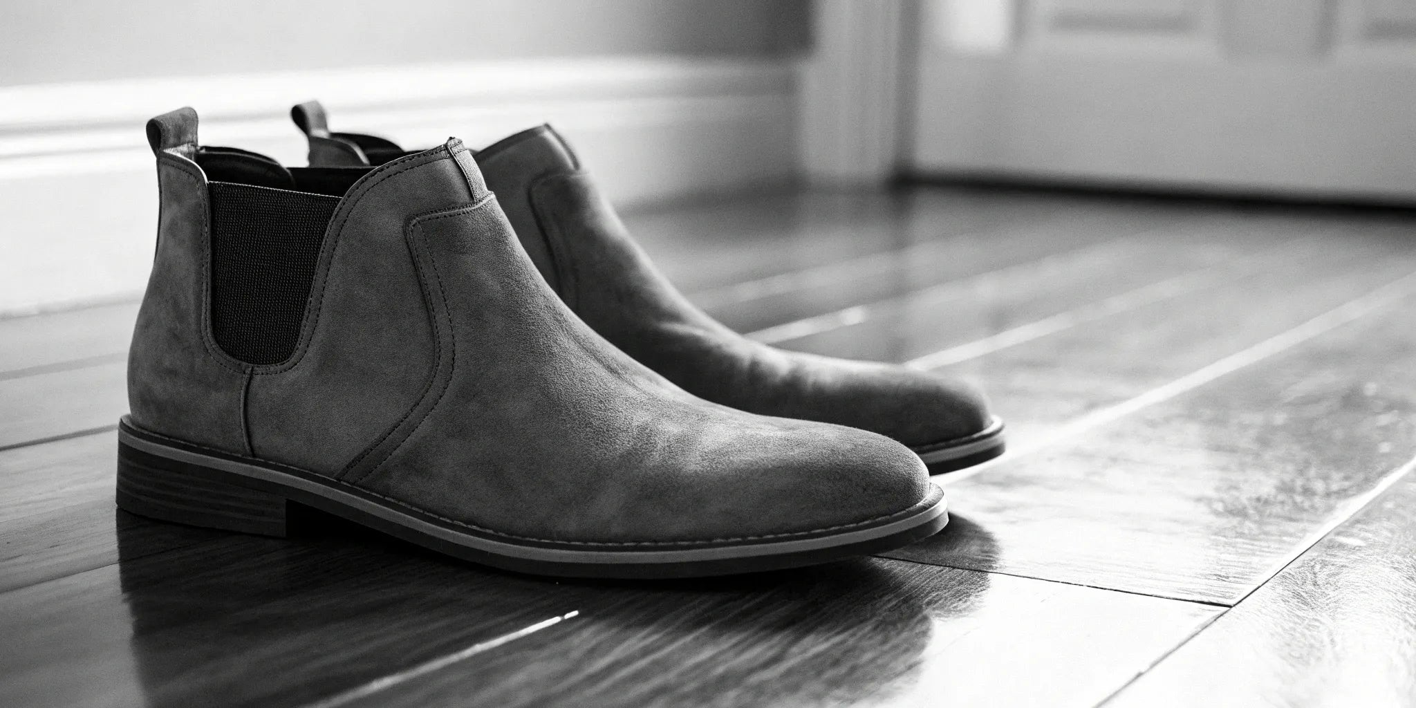 Stylish men's elevator boots.