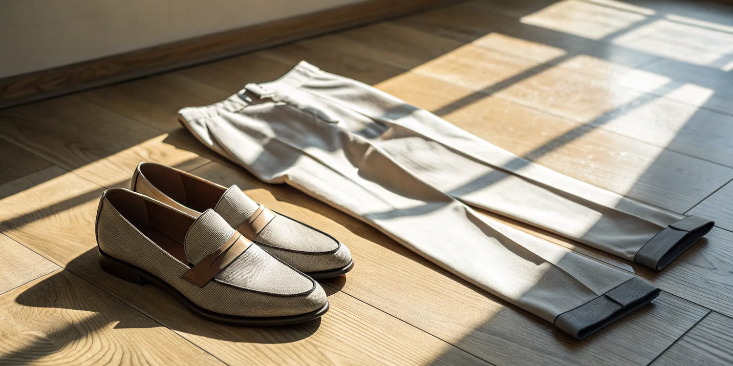 Stylish height increasing shoes.