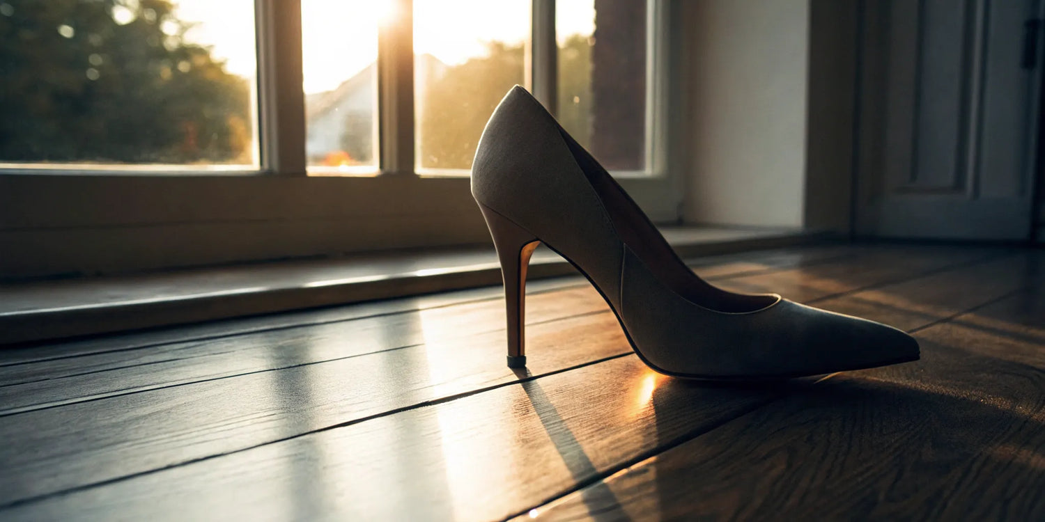 Tallest shoes adding height.