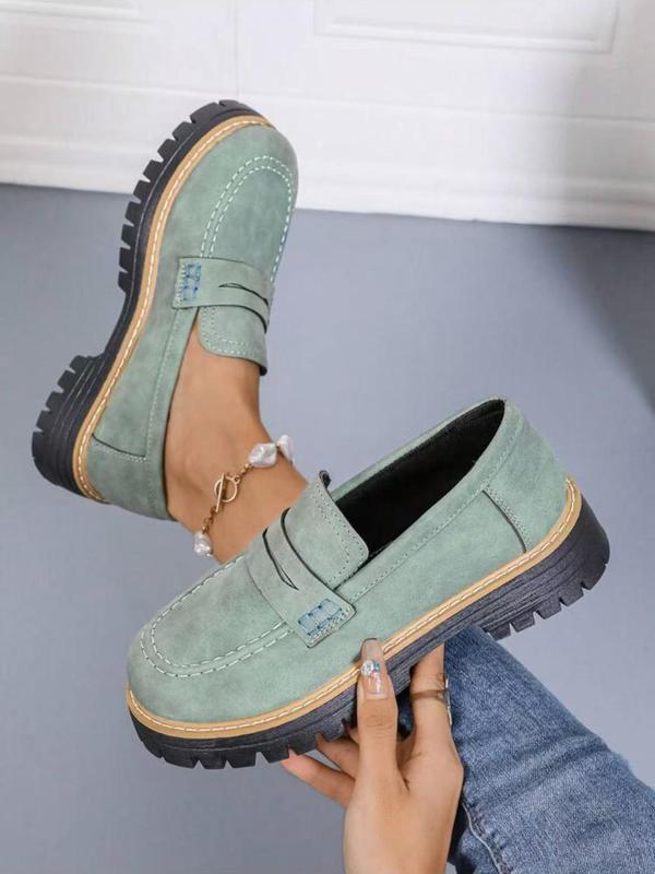 AURORA - Solid Color Loafers