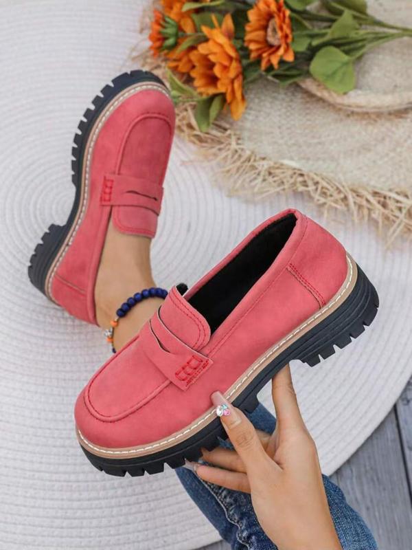 AURORA - Solid Color Loafers