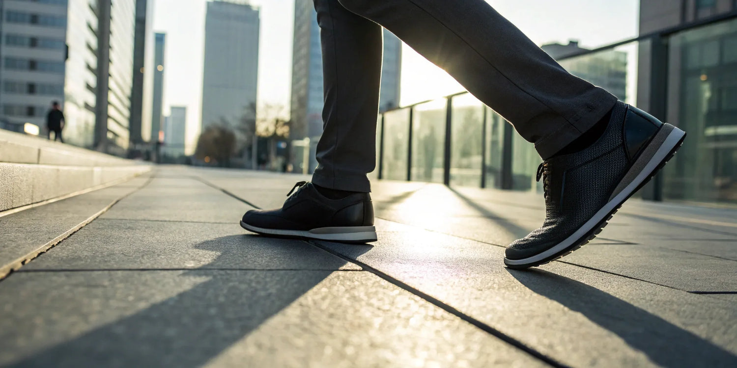 Stylish shoes that make a man look taller.