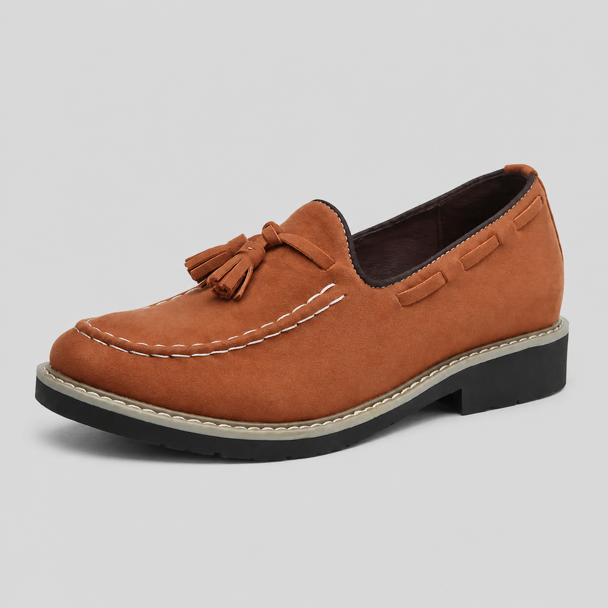 Hudson Tassel Loafers – 7cm (2.7") - Prime Lifts