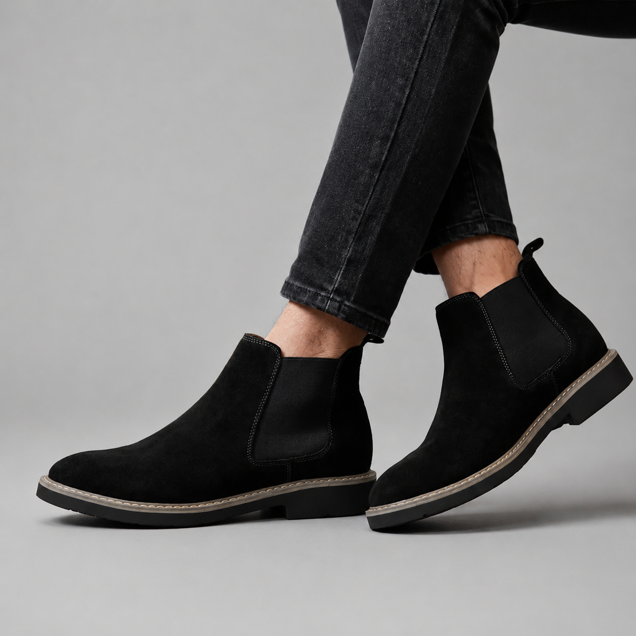 Nolan Chelsea Boots – 7cm (2.7") - Prime Lifts